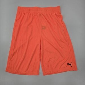 Puma Boys Orange Athletic Shorts Size XL 18-20